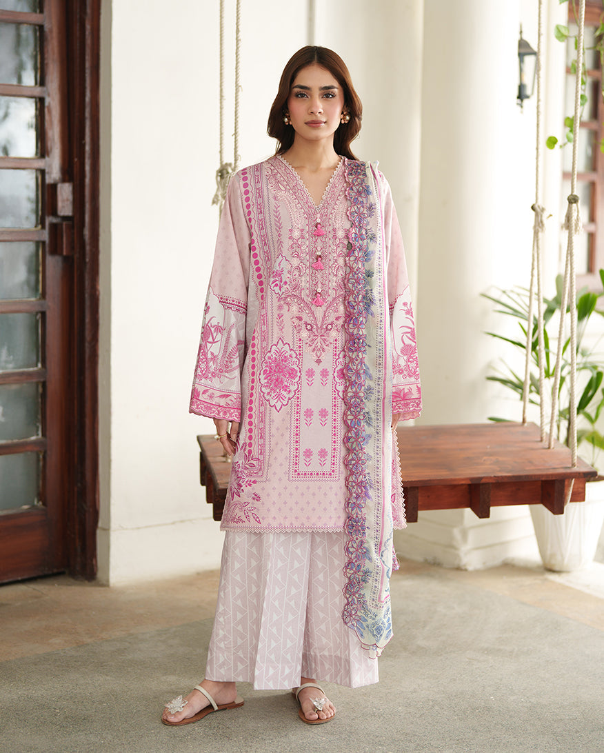 Roheenaz Whispered Florals Unstitched Volume 2 | Sorbet Bloom