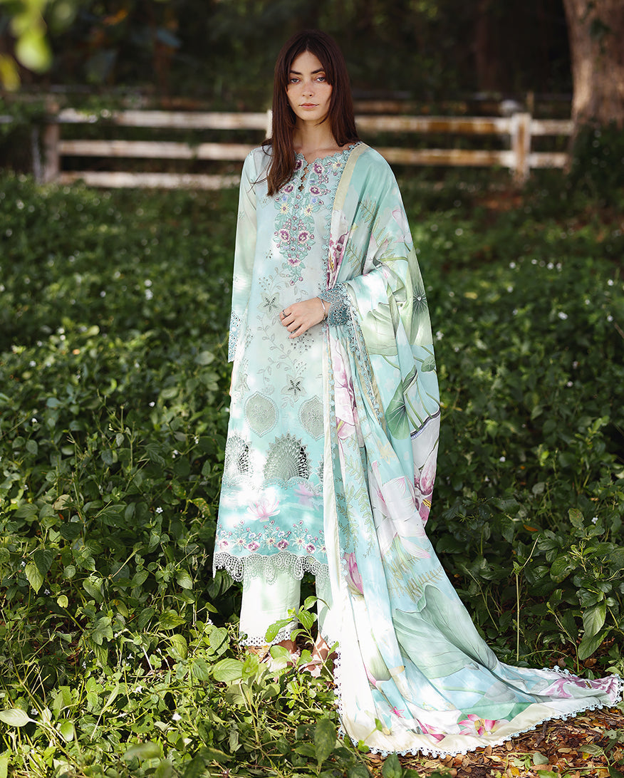 Solace | Ombre Chikankari By Mushq | Tranquil Muse