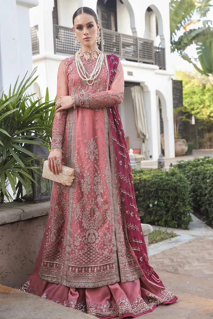 Alif Luxury Chiffon Collection '23 By Ajr Couture PINK OASIS