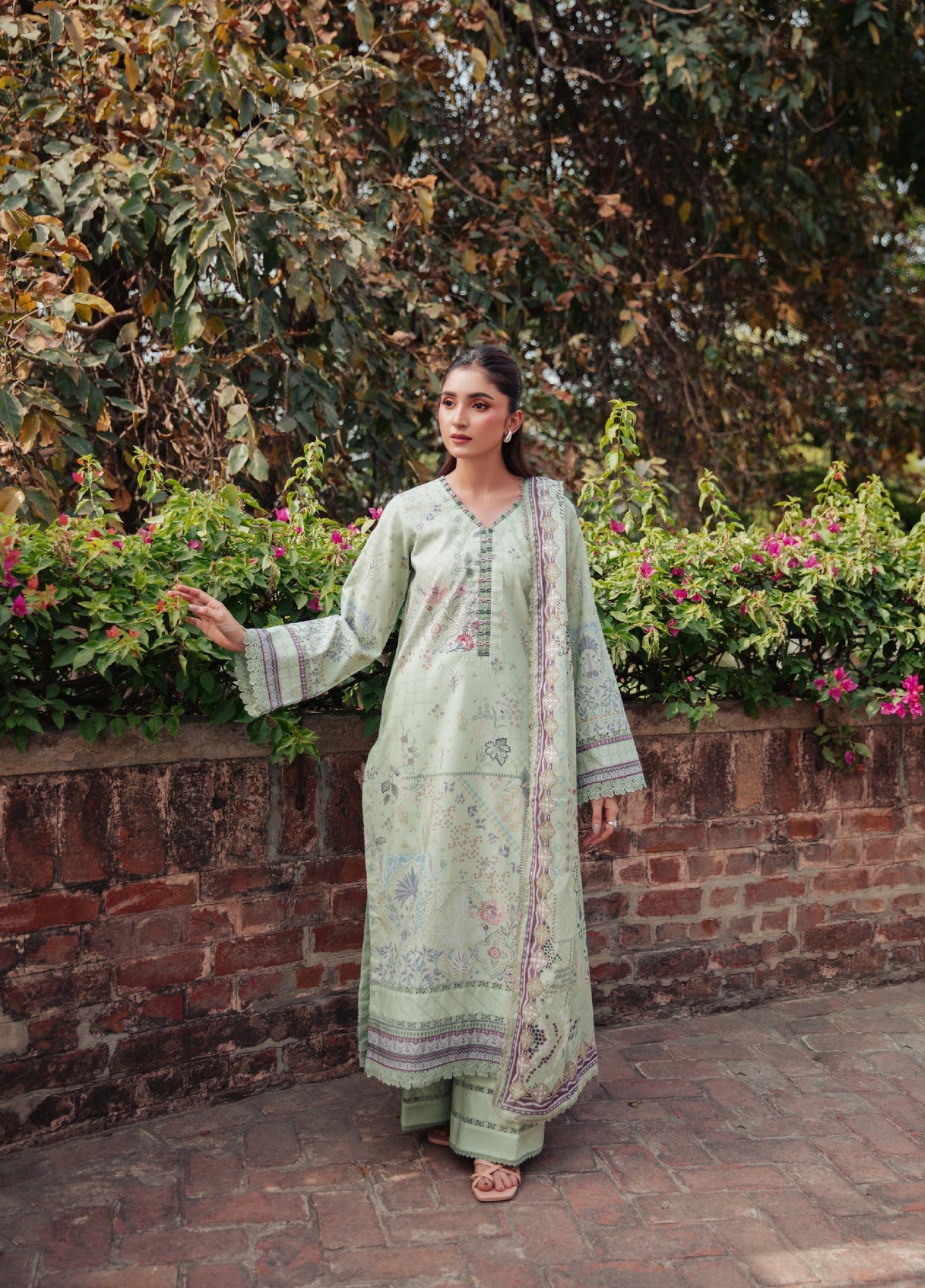 Zync by Florent Unstitched Printed Lawn 3 Piece Suit | FZ-11 | Eid Collection