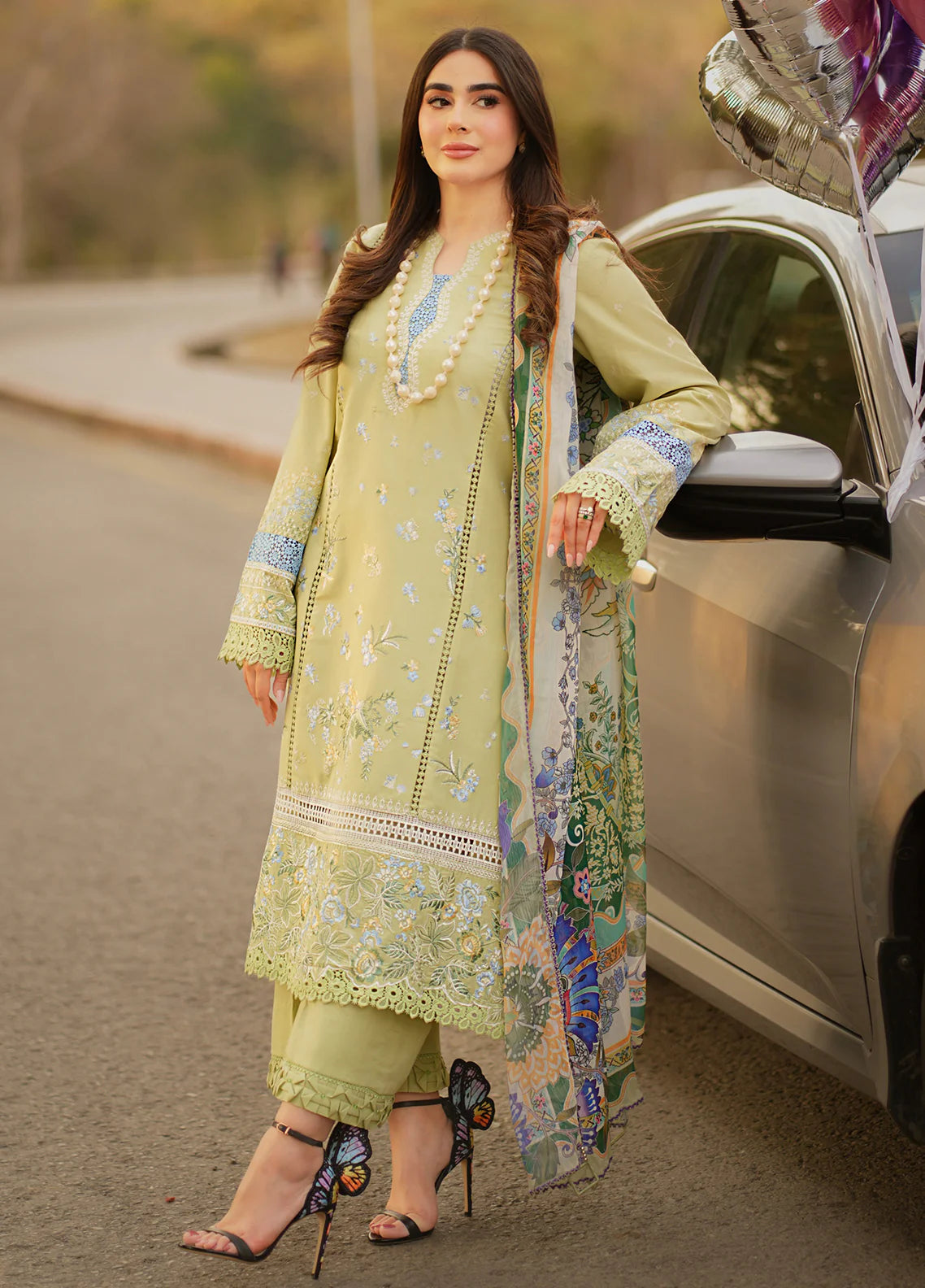 Yaariyan Lawn '25 | CT-20010 MIREA | 3PC Embroidered Lawn Suit