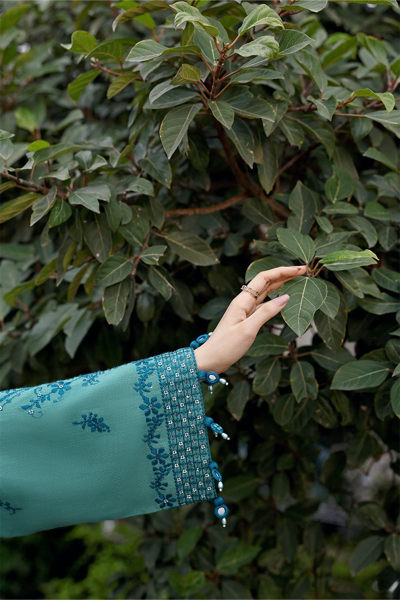 Soft, stylish, and sophisticated — Cross Stitch Fleur Whisper in khaddar.