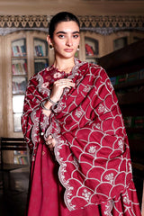 Cross Stitch Berry Luxe — warm tones, rich prints, timeless appeal.