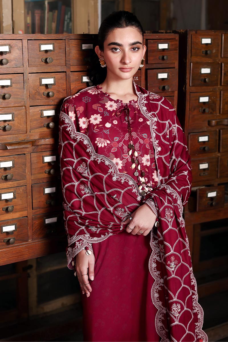 Cross Stitch Berry Luxe — warm tones, rich prints, timeless appeal.