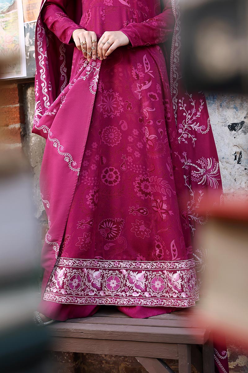 Fuchsia Thread — soft, striking, and made for winter elegance by Cross Stitch. 💕