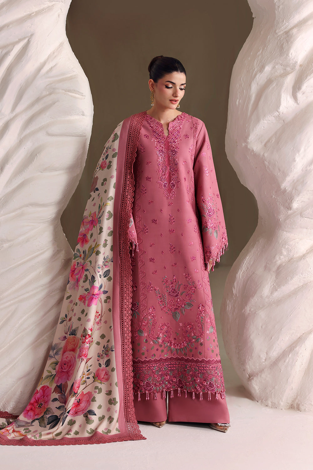 Naqsh Seraphine Winter Edit '26 | Cadillac Pink
