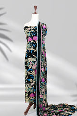 Emerald Dusk Palachi dress – full front view, Highway Fashion LookBook Chapter 4