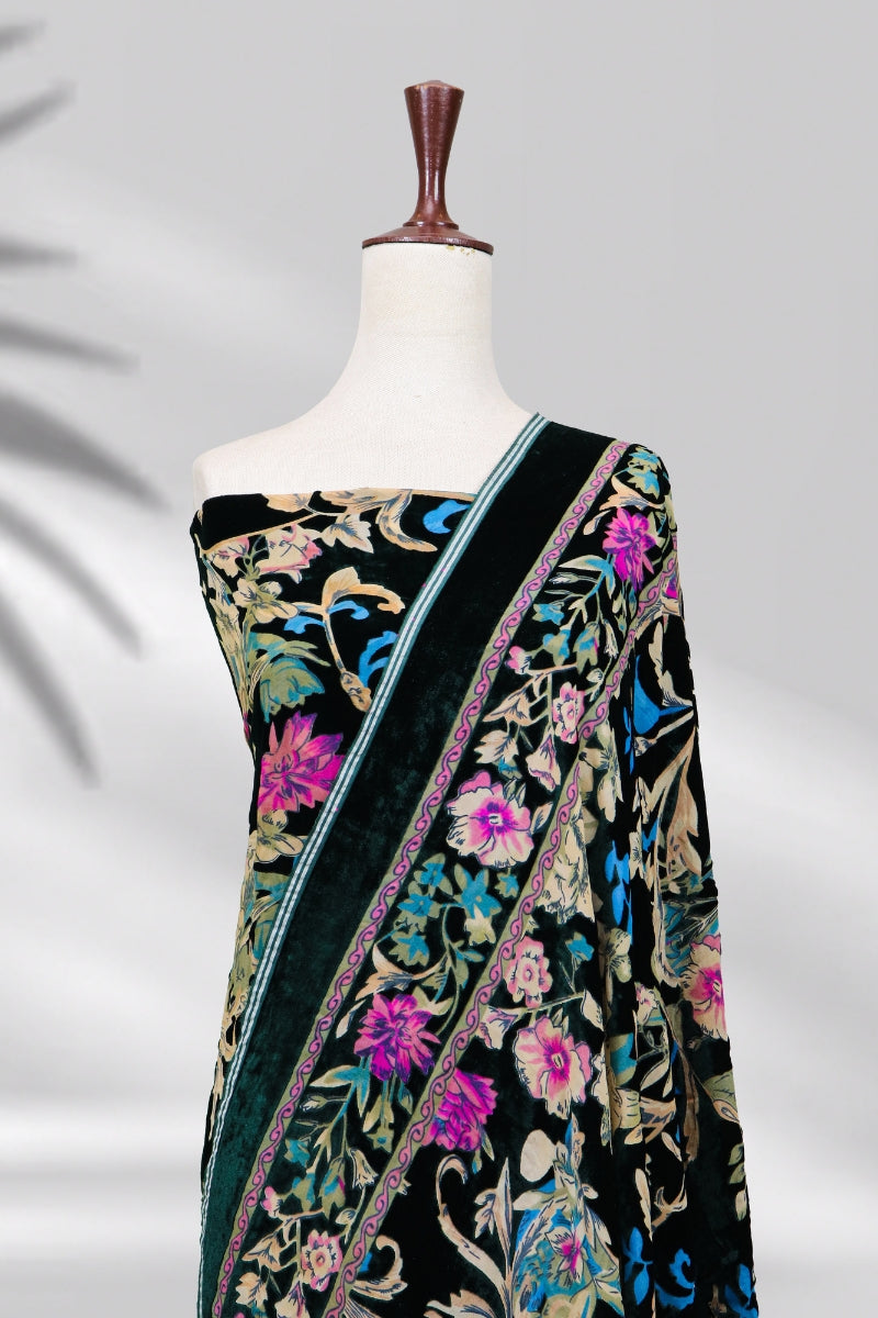 Emerald Dusk Palachi dress – full front view, Highway Fashion LookBook Chapter 4