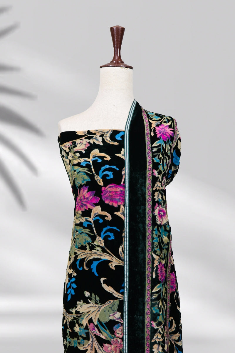 Emerald Dusk Palachi dress – full front view, Highway Fashion LookBook Chapter 4