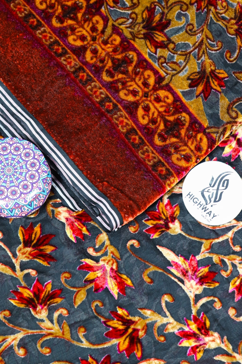 Sapphire Flame outfit – winter formal collection by Highway Fashion