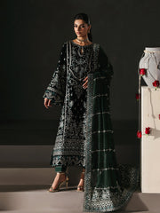 Gulaal Marais unstitched velvet formals | EVANA