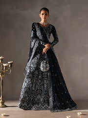 Gulaal Marais unstitched velvet formals | ARDORA