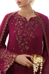 Iznik Semi Formals | CC-109 Embroidered Chiffon