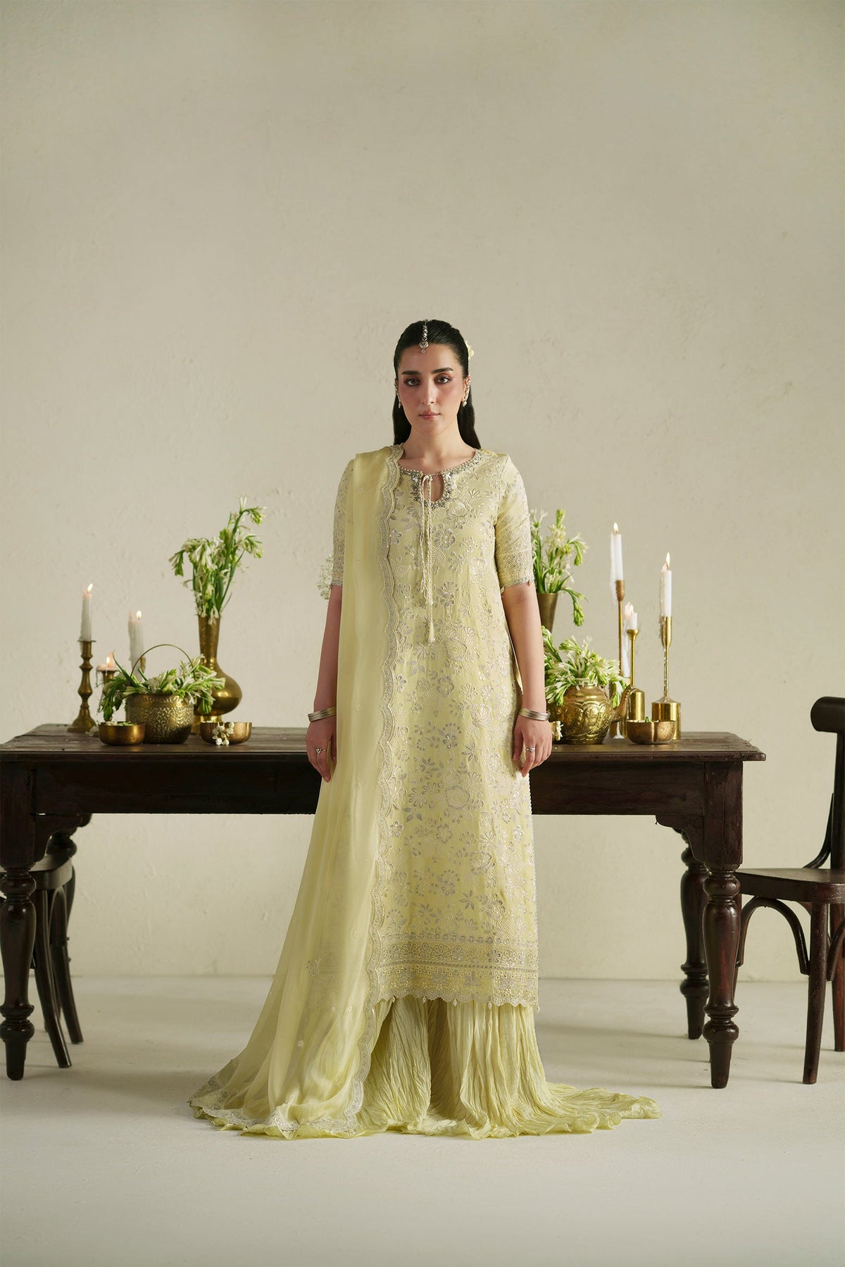 Vera Raw Silk Edit '26 | Gulab Butter Yellow Shirt Set