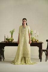 Vera Raw Silk Edit '26 | Gulab Butter Yellow Shirt Set