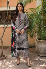 CHARIZMA COMBINATION VOL 1 2026 | 3-PC Unstitched Embroidered Lawn Collection CC6-008