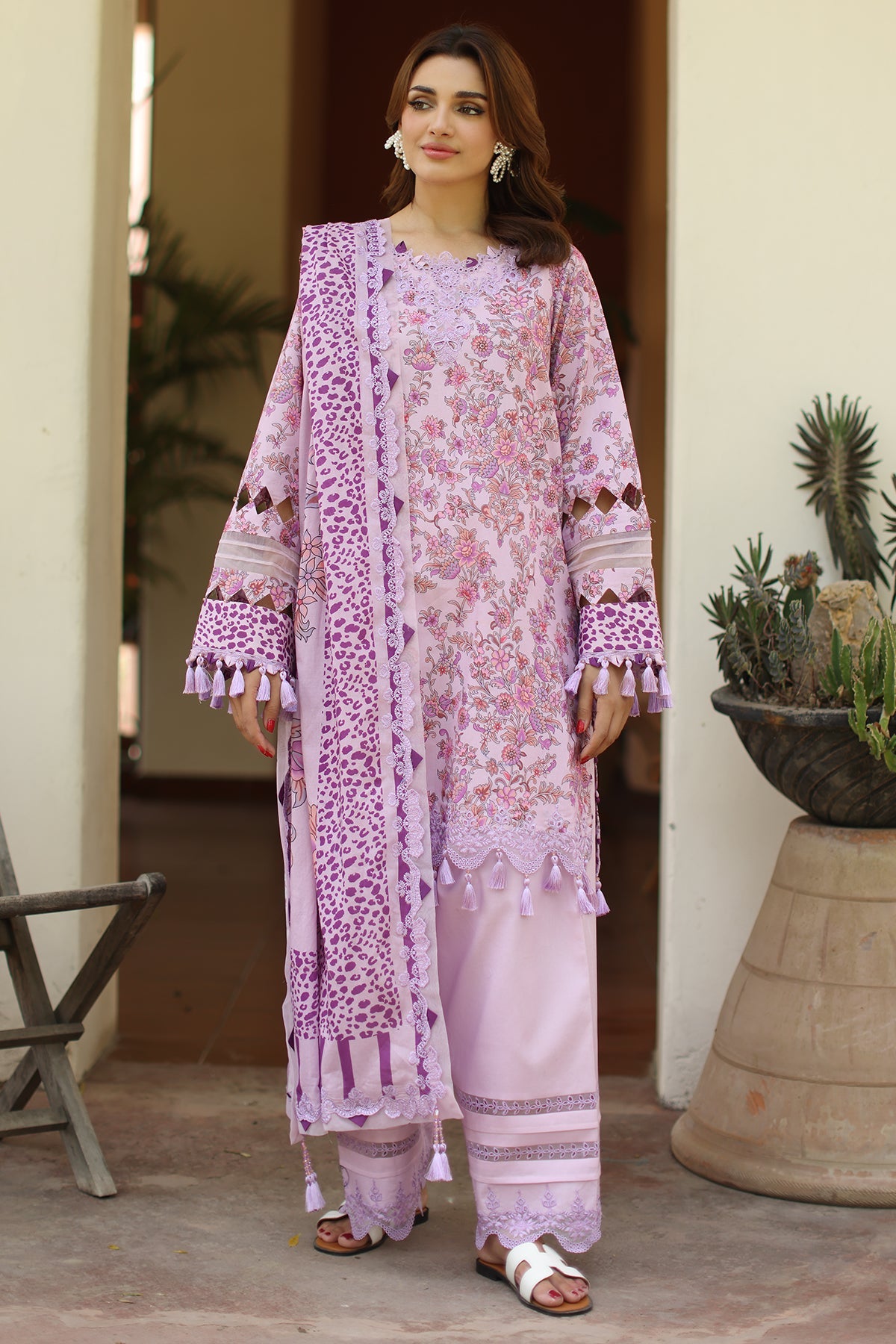 Charizma Range-Vol-1 | 3-PC Unstitched Embroidered Lawn RN6-08
