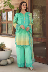 CHARIZMA INFINITY | 3-PC Unstitched Embroidered Lawn Collection IN6-08
