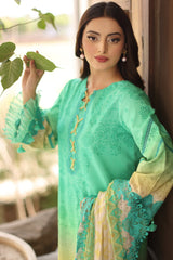CHARIZMA INFINITY | 3-PC Unstitched Embroidered Lawn Collection IN6-08