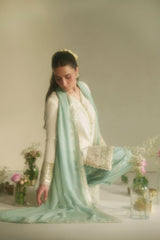 Vera Raw Silk Edit '26 | Aab Ivory Shirt Set