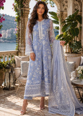 Nooriyah Luxury Embroidered Chiffon By Noor By Saadia Asad | D3 - Dove Blue