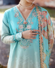 Solace | Ombre Chikankari By Mushq | Whispered Dawn