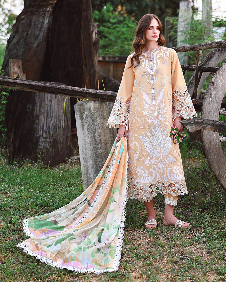 Mushq The Secret Garden Lawn | Wisteria Veil