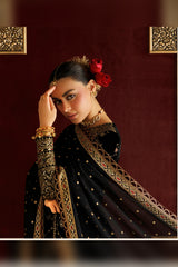 Jazmin Chandni Formals | Embroidered Velvet - CVF’26-D05