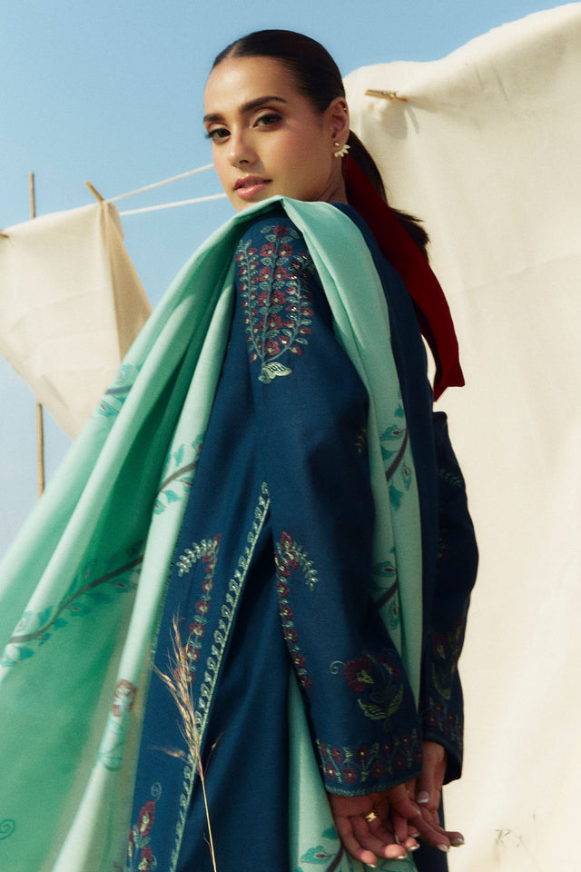Coco Winter Unstitched'24 By Zara Shahjahan Pearl-3A