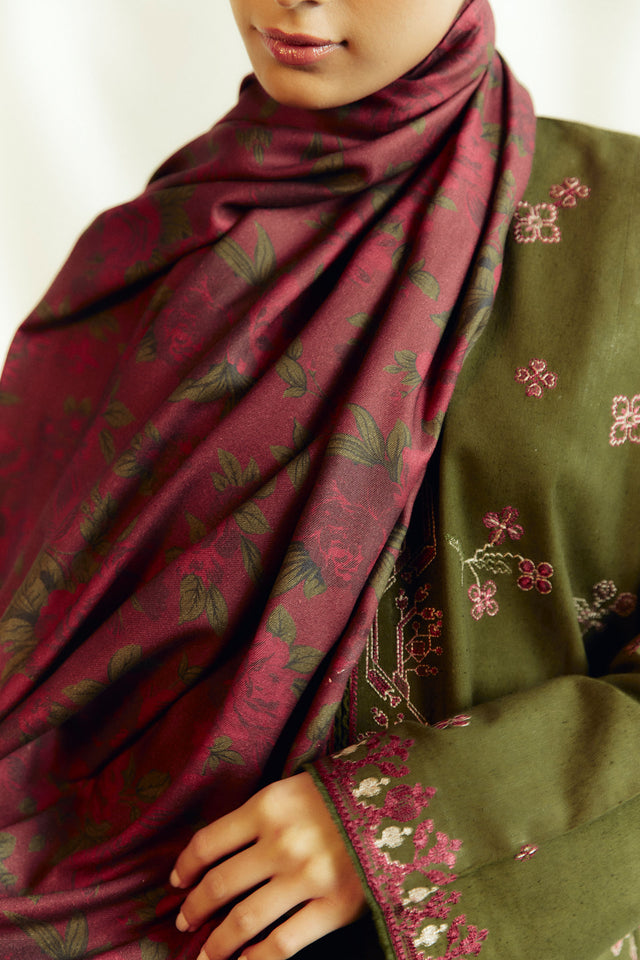Coco Winter Unstitched'24 By Zara Shahjahan Amethyst-8B