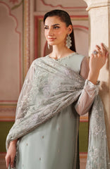 Zarif DINAAR formal wear with hand-embellished sleeves and lace details