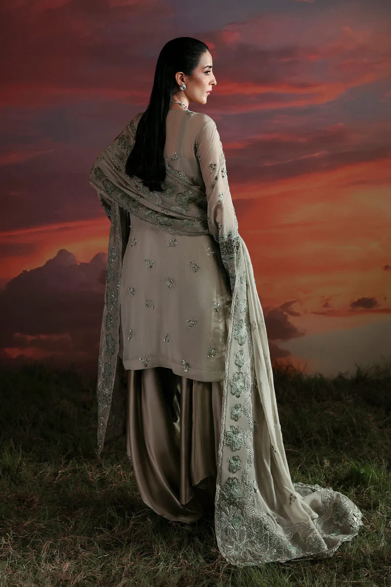 Zarposh Nerine Moonlit Muse collection dress with detailed embroidery