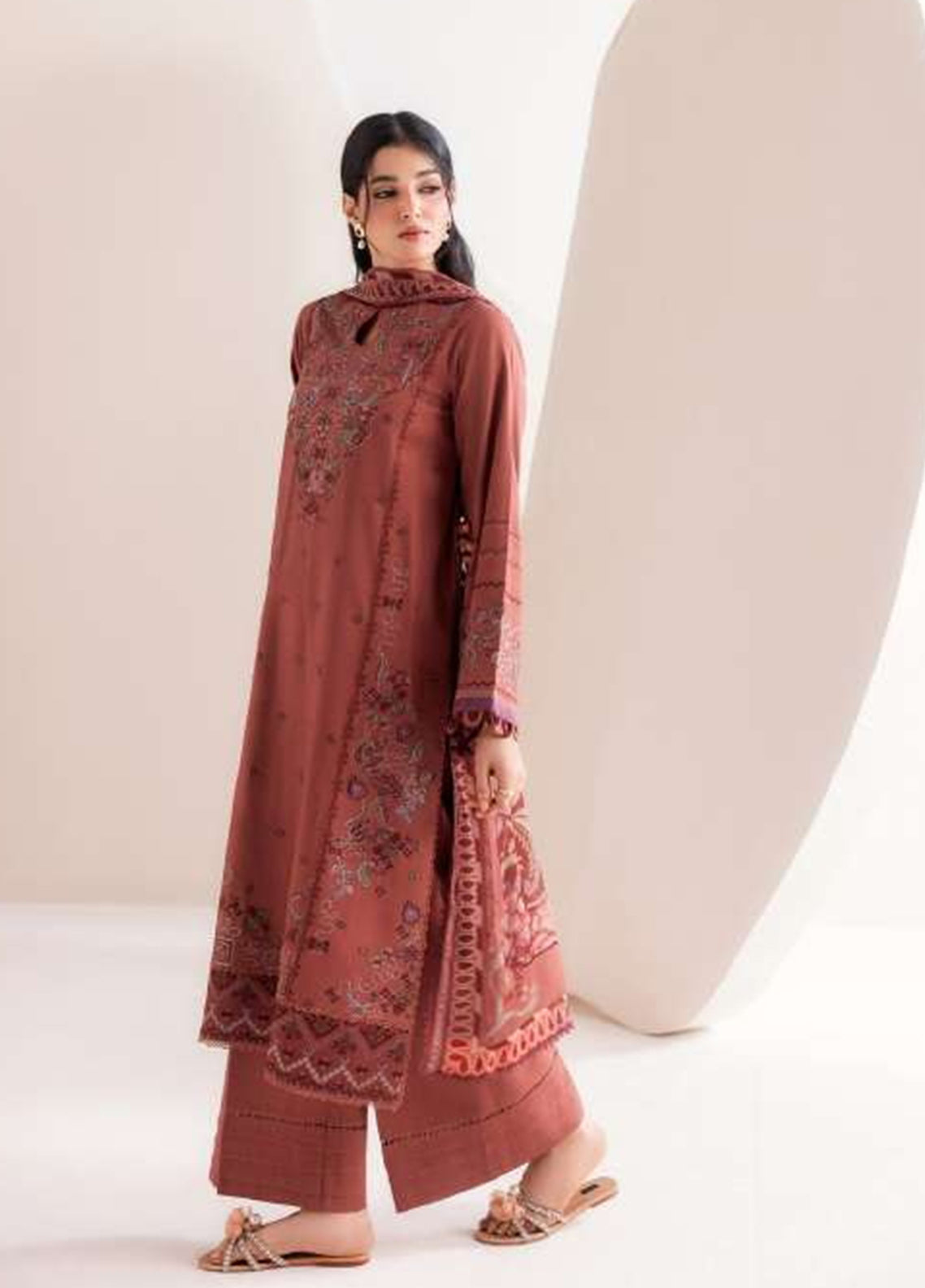 Florent | Zync Embroidered Viscose | FZZ-6B