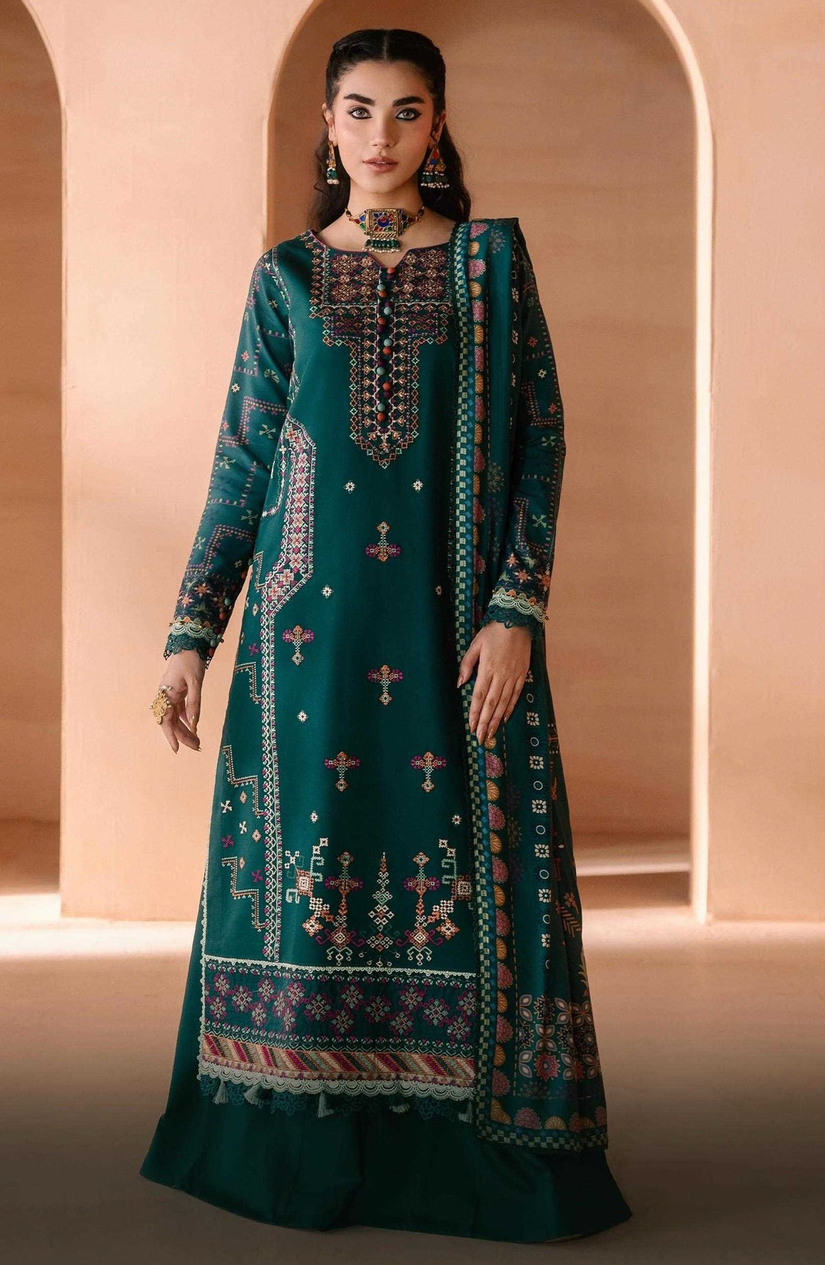 Florent | Zync Embroidered Viscose | Zaryab