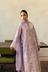 Hand-Embroidered Sleeves - Afrozeh Dust Lit Lawn Suit