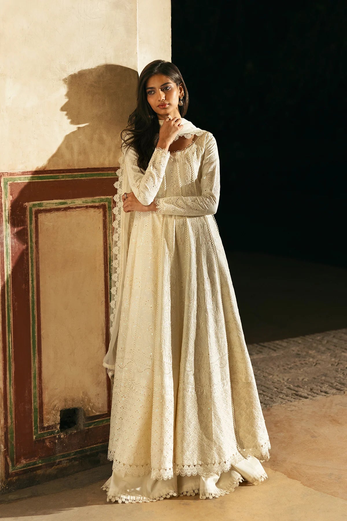 Complete Afrozeh Ishq Lawn Suit | Mulaqat Festive Collection