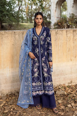 Afrozeh Shiddat embroidered front panels A in luxury lawn