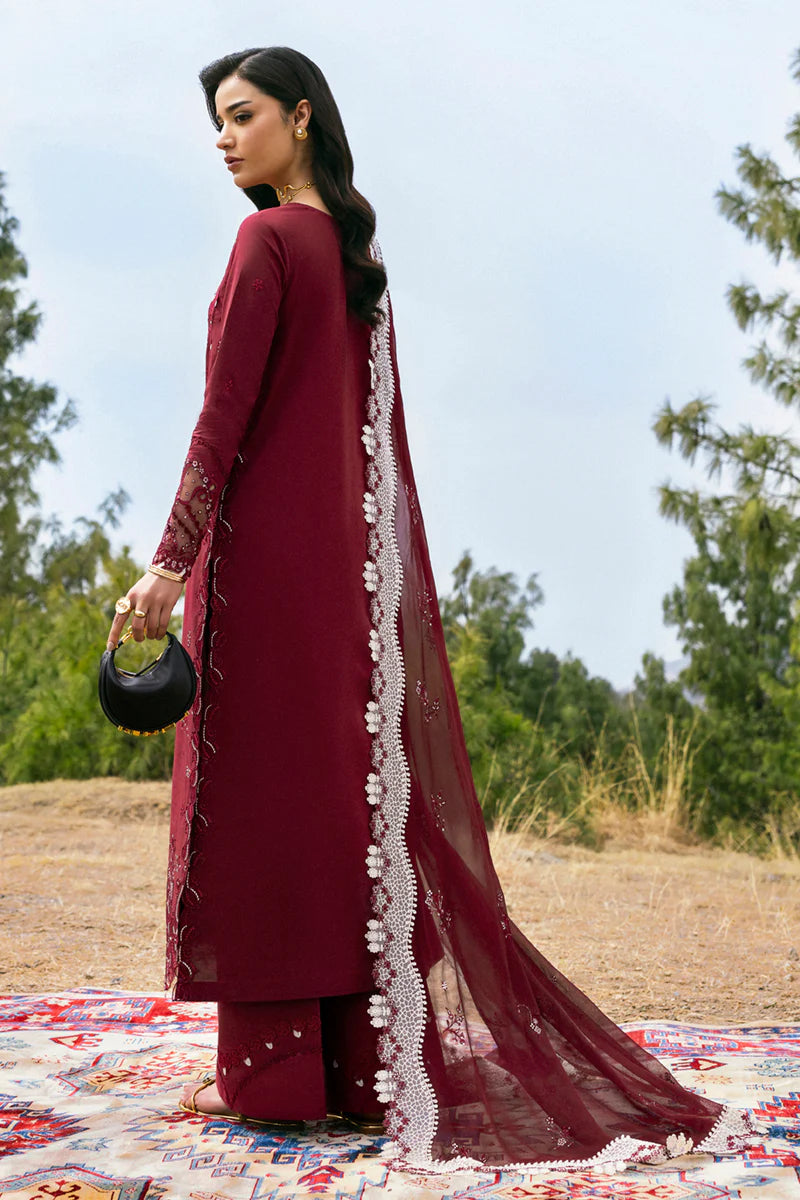 Plain Back Design - Qalamkar DC-06 Aila Shirt