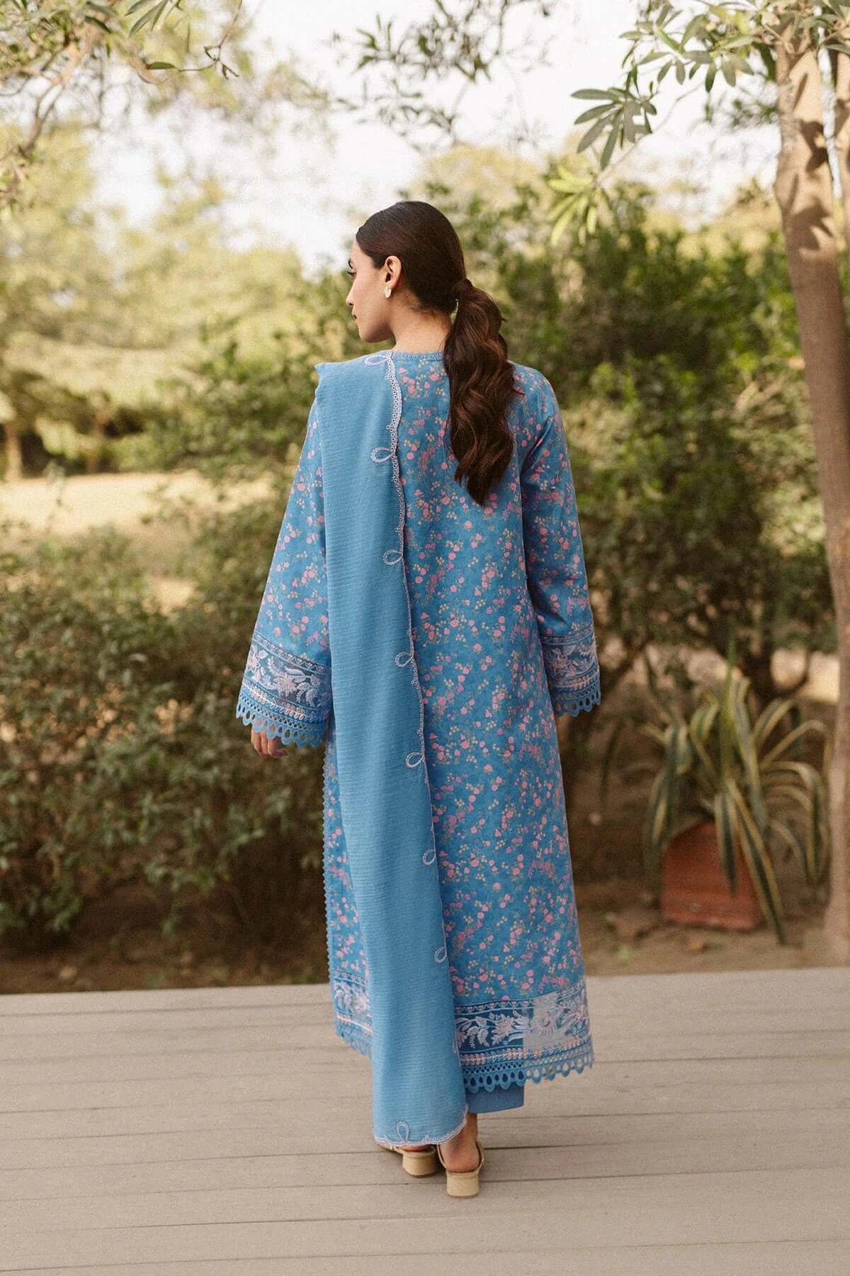 Back design of Ayzel Brielle formal ensemble