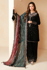 Embroidered Velvet Formal'24 By Jazmin VF-2037