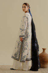 Hand-Embroidered Sleeves - Zara Shahjahan Lawn Suit
