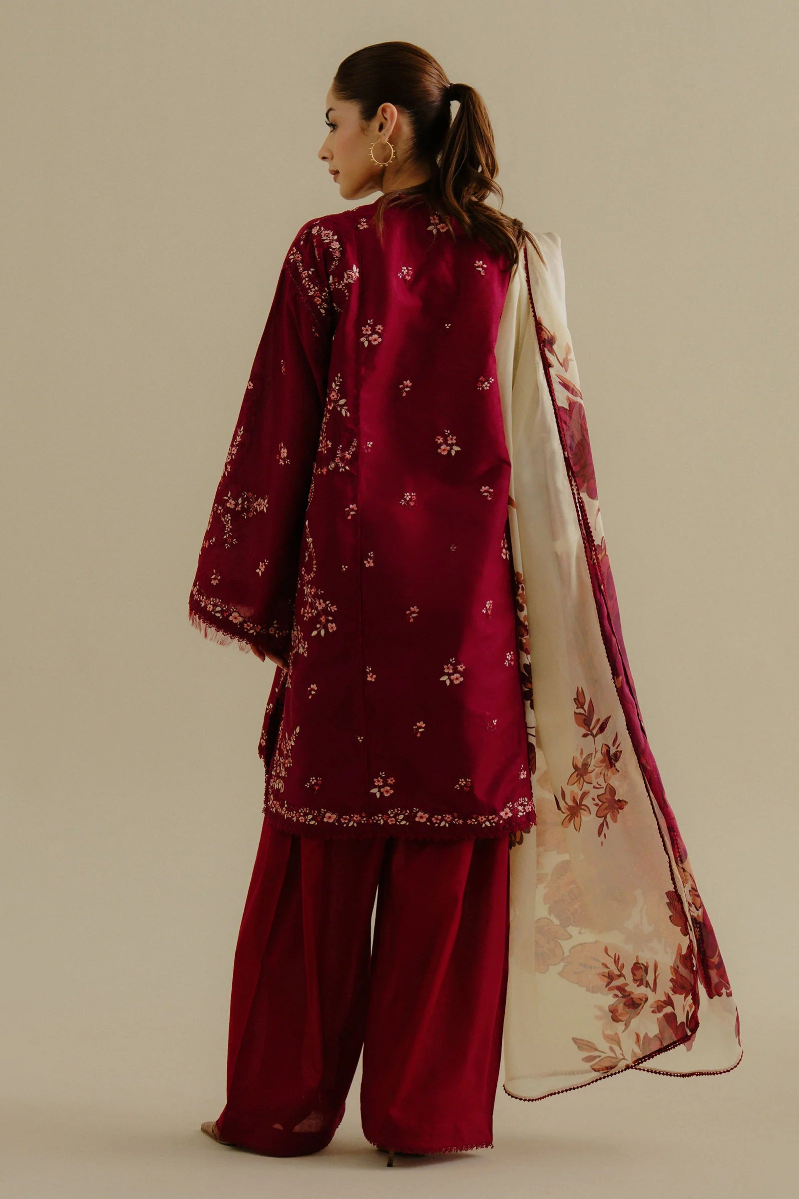 Intricate Back Embroidery – COCO LAWN EDIT II Collection