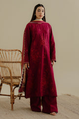 Complete COCO By Zara Shahjahan Luleh-3B Unstitched Lawn Suit