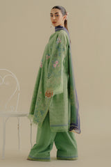 Hand-Embroidered Jacquard Back Panel - COCO LAWN EDIT II Collection