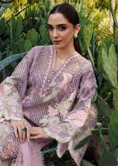 Embroidered sleeve borders and cutwork detailing