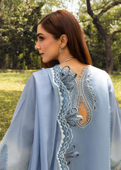 Ombré printed back and in ocean tones – Crimson lawn