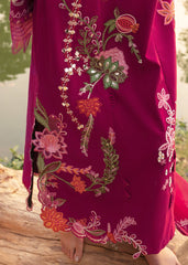 Trouser with embroidered organza border from Crimson Mirror Garden