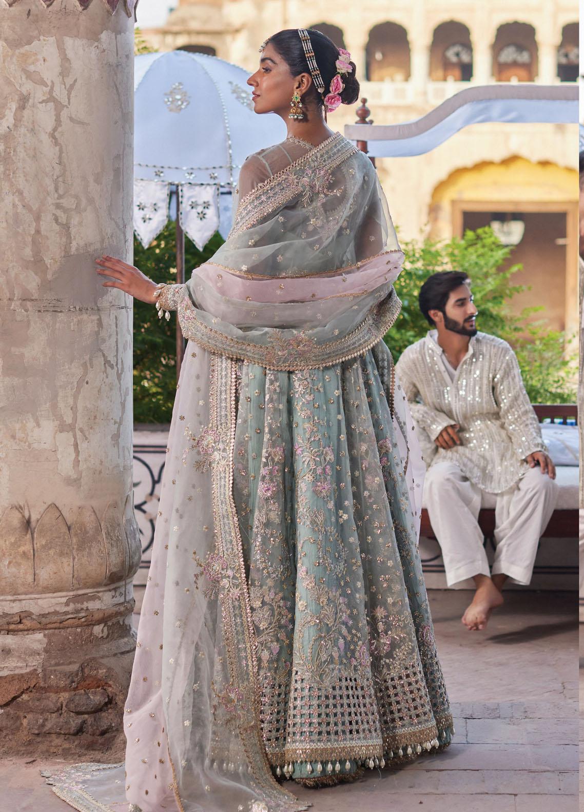 Dastangoi Embroidered Wedding Collection '23 By Afrozeh AWE-23-V1-01 Mehrunisa