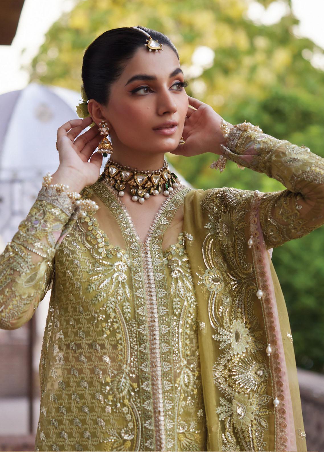 Dastangoi Embroidered Wedding Collection '23 By Afrozeh AWE-23-V1-03 Shehnaz