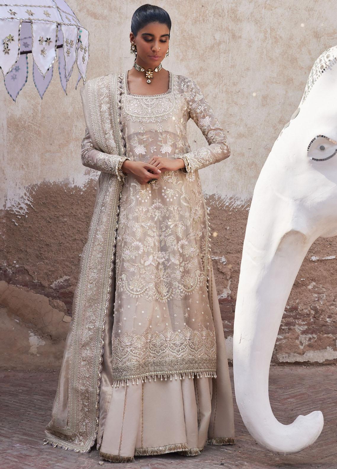 Dastangoi Embroidered Wedding Collection '23 By Afrozeh AWE-23-V1-04 Ulfat